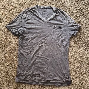 Men’s Joe’s Grey Pocket Tee V neck